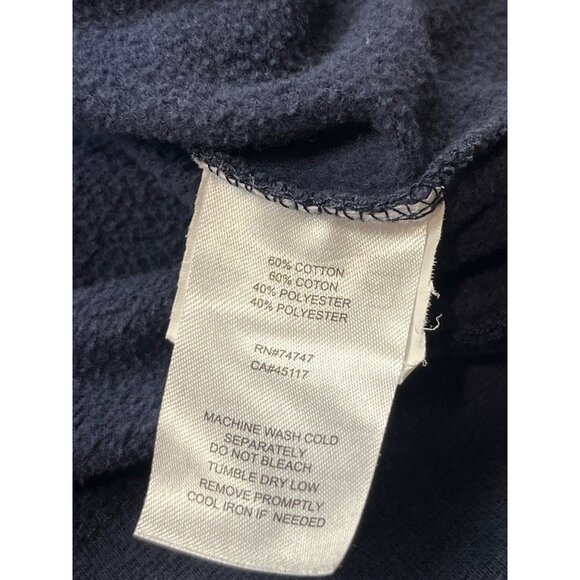 Bass Pro Shops Mens Medium Navy Blue Hoodie 6245055 Fishing Hunting Outdoor - Picture 8 of 9